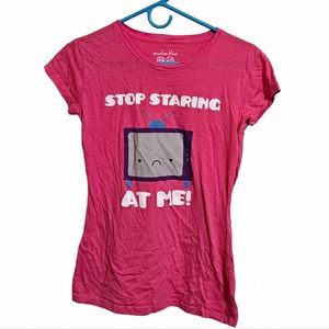 Anchor Blue Pink Short Sleeved Tee